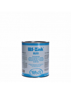 Zinková farba WS-Zink® 80/81 s obsahom zinku 90% 1l odolný do 300 ° C , základný náter pre následné lakovanie, vodivá ochranná vrstva na bodovanie