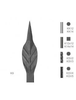 Kovaný špic typu K9