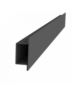 Uzavretý profil T 55x34x25x2mm, čierny S235, hladký L=3000mm, cena za 1ks(3m), čierny bez povrchovej úpravy, predaj len v 3 a 6m dĺžkach