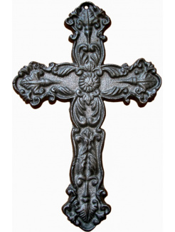 Ornament kríž H-250xL-160mm, liatina bez povrchovej úpravy