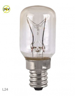 náhradná žiarovka 24V, 25W, E14 pre LUMY24