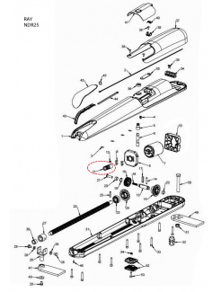 430VISF002A00 ozubený náhon motorčeka