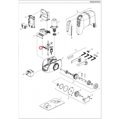 999LOCK000A00  odblokovací mechanizmus- komplet