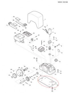 520CPSC-30 Podstavec pod motor, plechový, pozinkovaný