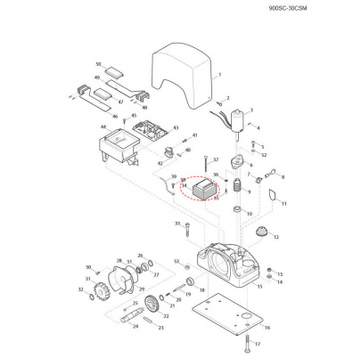 900TRAS8022 Trafo pre riadiacu jednotku CT-24M