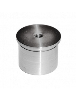 Spodok držiaka madla (lepiaci) na ø42.4mm, brúsená AISI304