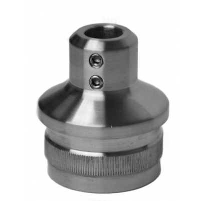 Spodok držiaka madla ø42,4mm s prechodom  ø12mm, AISI304