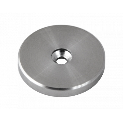 Podložka spodná (ø 42x6mm, diera ø 10/5mm), brúsená nerez K320 /AISI304