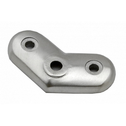 Nadpájacia platňa (uhol 45°) na trubku ø 42.4mm, brúsená nerez K320 /AISI316