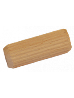 Drevený spojovací kolík (ø 15mm/ L:40mm), materiál: buk, brúsený povrch bez náteru