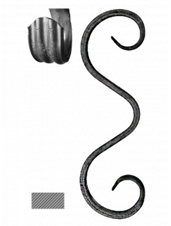 DOPREDAJ! prvok (188x56mm), 14x6mm, základné rozkutie