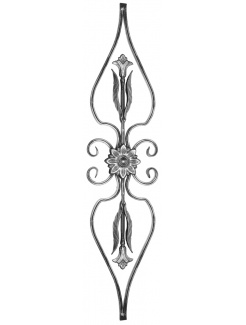 Tyč 16x8mm, výplň 180x800mm