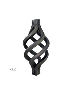 Šiška 175x80mm,  štvorhran 20x20mm