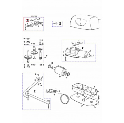 PRHY01 kit zámku pre HYPPO