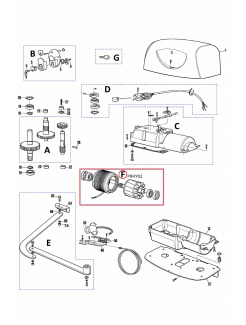 PRHY02 kit - stator a rotor pre Hyppo 220V