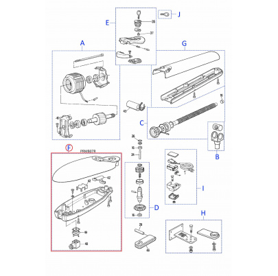 PRMB07R kit krytu pre MOBY4005,4006,5015,5016