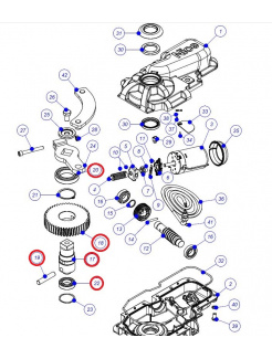 SPAMG02400 kit pre METRO MB5024 obsahuje:17,18,19,20,22