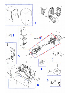 PRRB02A kit prevodovky RB600