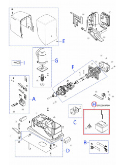 SPEG069A00 kit - zostava transformátora pre RB600