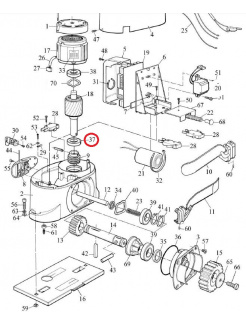 PMCU7.4630 ložisko 6204 20x47x14 pre ROBO1000