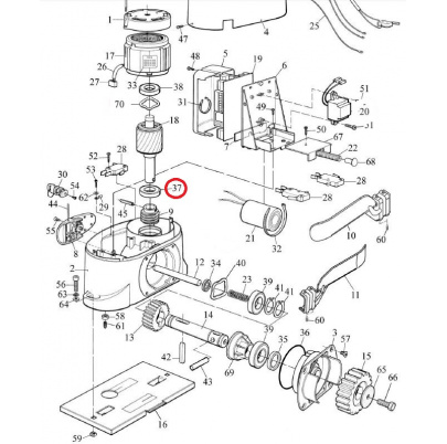 PMCU7.4630 ložisko 6204 20x47x14 pre ROBO1000