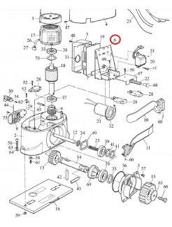 PPD1184R01.4540 držiak elektroniky pre ROBO/THOR