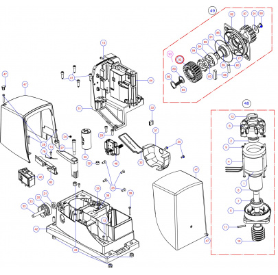 PD1094A0000 kolo prevodovky pre ROX600/1000