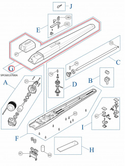 SPCG013700A kit pre kryt elektro svorkovnice TOONA4../5..