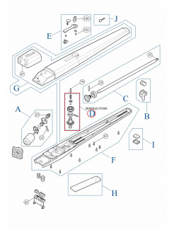 SPAMG217C00A kit prevodovky pre TOONA4024/5024