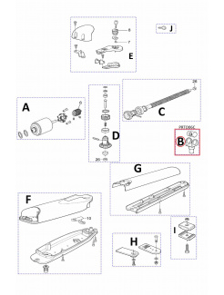 PRTO06C kit - matica a vidlička pre WG2024/4024