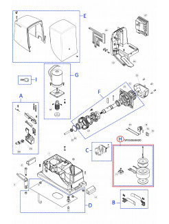 SPEG068A00 kit TRA-DR01.1035 transformátor 230V/22V/11.A