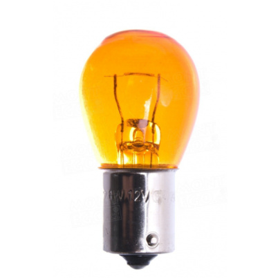 Náhradná žiarovka 12V, 21W, BA15 oranžová pre MLBT, ELB