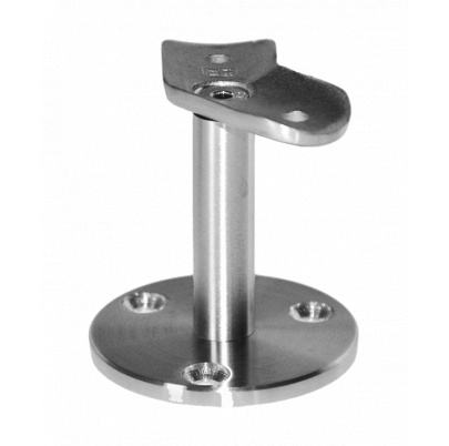 Držiak madla ø42.4mm, 45° uhol, brúsená nerez AISI304