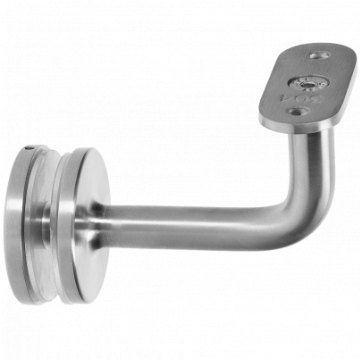 Držiak madla pevný na jokel, sklo 6-21,52mm, AISI304