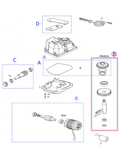 PRME02 kit pre ME3000/3024/3010 - 14,15,16,26,27,32,33,44,47