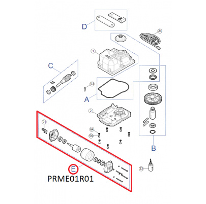 PRME01R01 motor pre METRO3000R01/ME3010