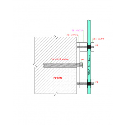 Prechod na vymedzenie vzdialenosti, ø30mm, AISI304