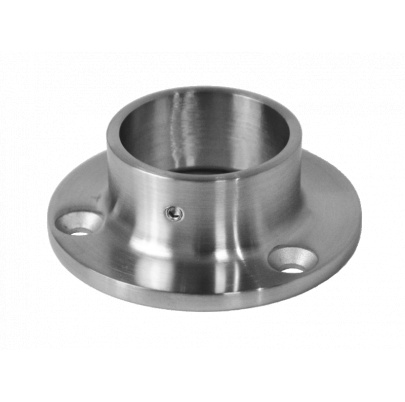 Príruba ø80mm na trubku ø42.4mm, brúsená nerez AISI316
