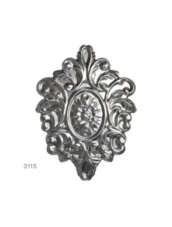 DOPREDAJ Ornament plechový 422x310 mm, 1mm