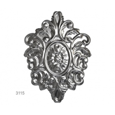 DOPREDAJ Ornament plechový 422x310 mm, 1mm