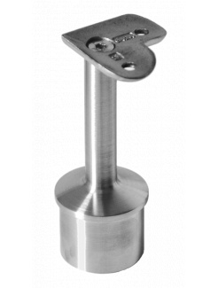 Držiak madla pevný na trubku ø42.4mm, brúsená AISI304