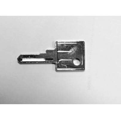 Kľúč zámku surový-nevybrusený, pre pohony aj klučové spínače
