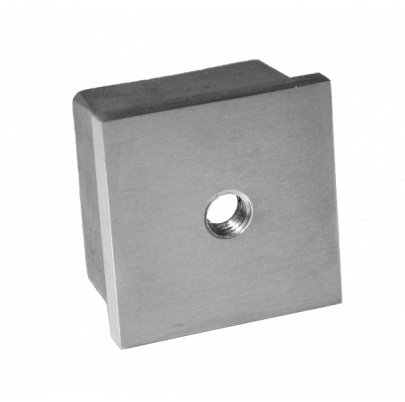 Ukončenie na jokel 40x40mm, závit M8, brúsená AISI304