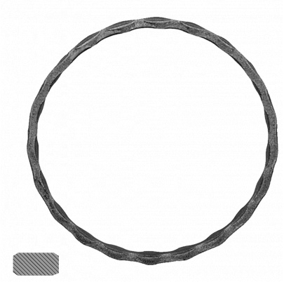 Kruh (ø 120mm), 12x6mm, zdobený
