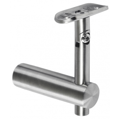 Držiak madla ø42.4mm s kĺbom, brúsená nerez AISI304