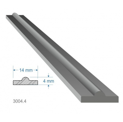 Pásovina plochá T 14x4x2000mm, mäkká, cena za KUS (2m)