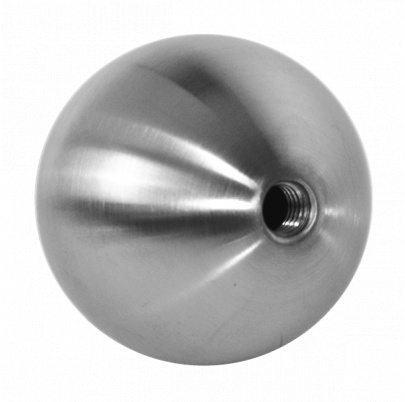 Guľa plná so závitom M8 /ø 50mm, brúsená nerez K320 /AISI304