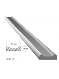 Pásovina plochá B, 18x5x2000mm, cena za KUS (2m)