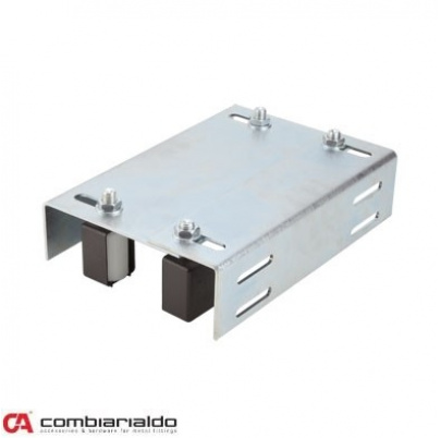 Platňa Combi Arialdo so 4 vodiacimi kolieskami (30x40mm / M14)