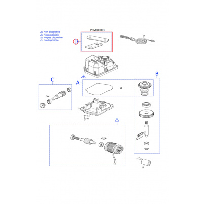 PRME05R01 kit pre METRO3000R01/ME3010